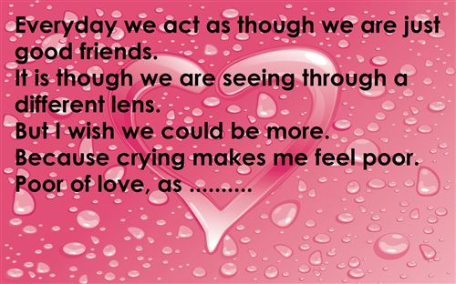 valentines day poem for friends