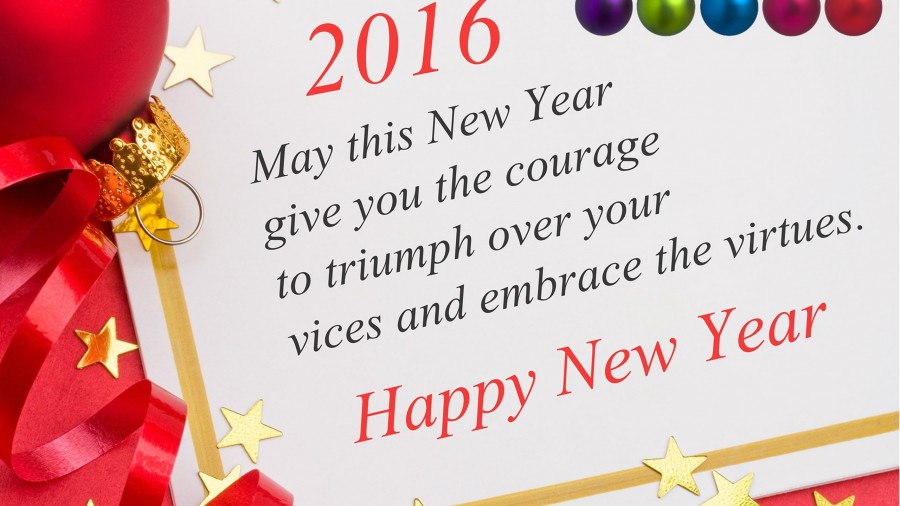 Happy New Year 2016 Greeting Cards Free Download 