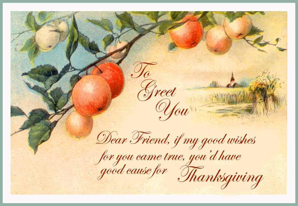 Thanksgiving Greeting Card Messages