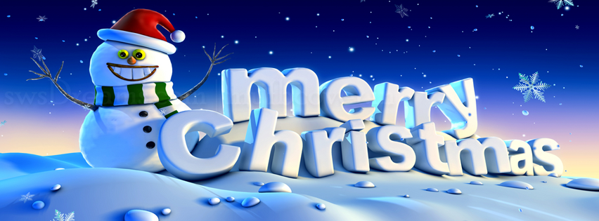 Merry Christmas Facebook Cover Photos Banners for DP profile