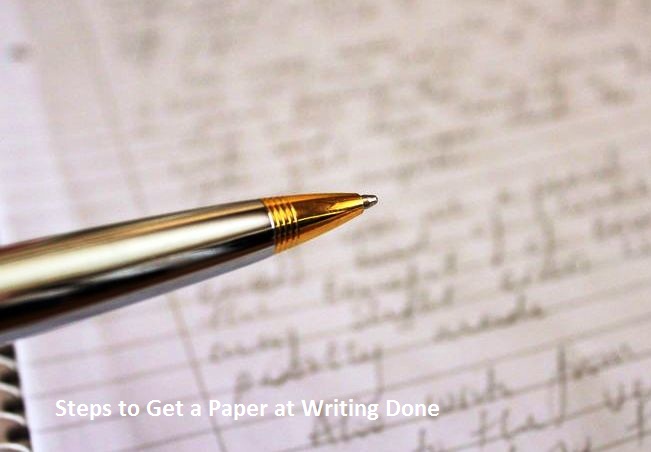 Steps to Get a Paper at Writing Done
