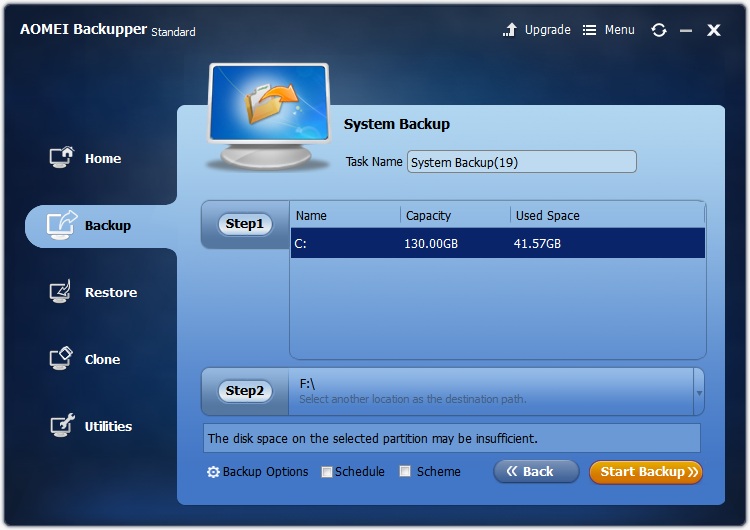AOMEI Backupper 4.0.2 Standard 