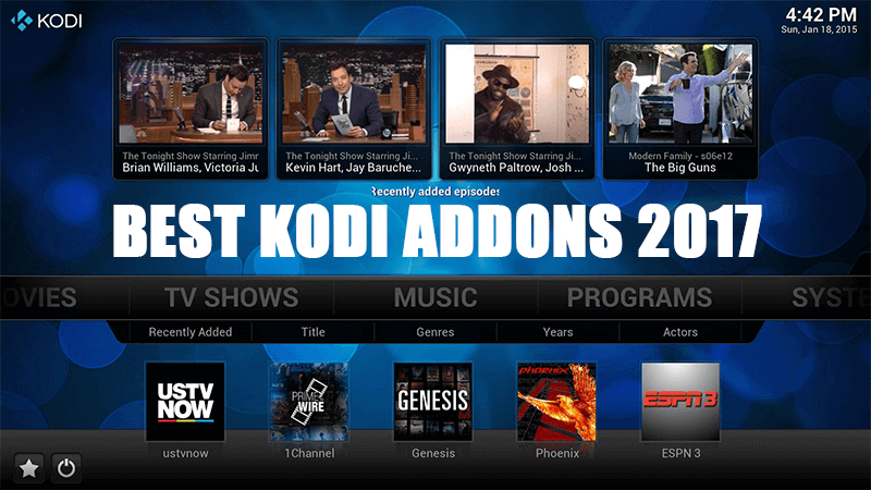 Best Kodi Addons for TV Shows 