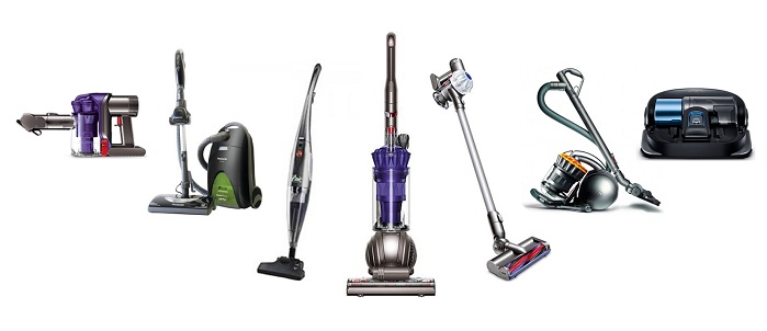 Types Of Vacuum Cleaners