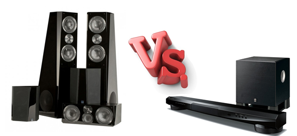 Soundbar vs. Speakers