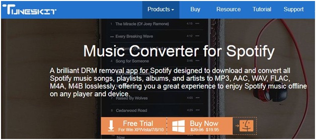 Tuneskit Spotify Music Converter