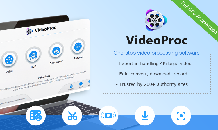 Videoproc – Easy Edit And Convert 4K MKV To MP4 
