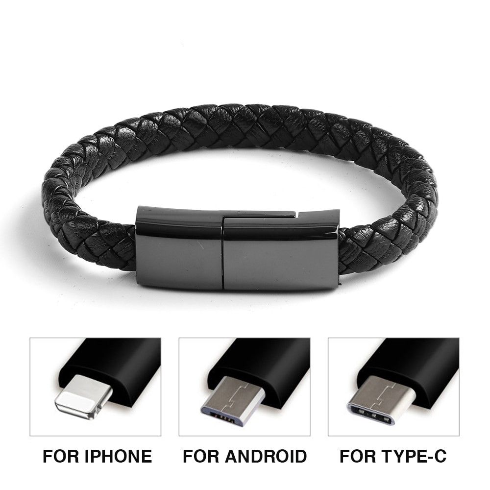 New Bracelet Charger USB Charging Cable Data Charging Cord For IPhone14 13  Max USB C Cable For Phone Micro Cable  CJdropshipping