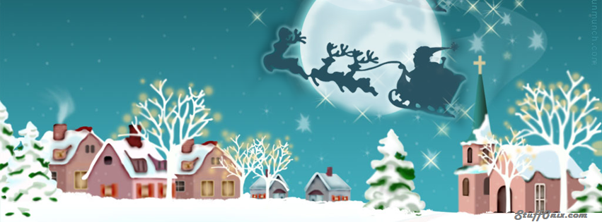 Merry Christmas FB Cover Photos - Download 5