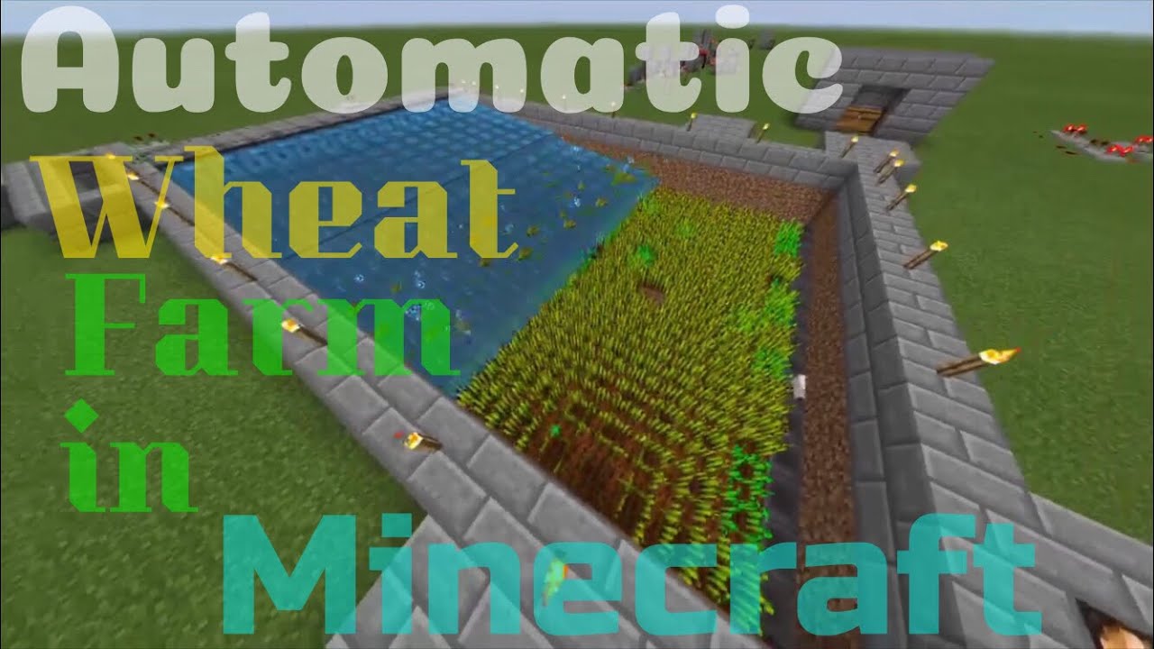 Minecraft Automatic Wheat Farm