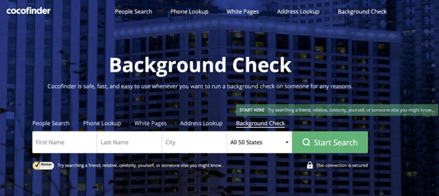 CocoFinder background search service
