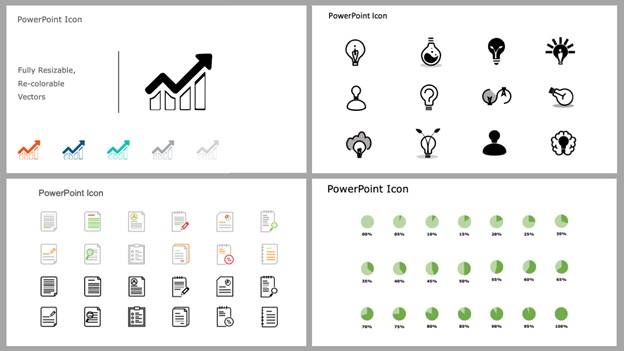 PowerPoint-Eye-catching Icons