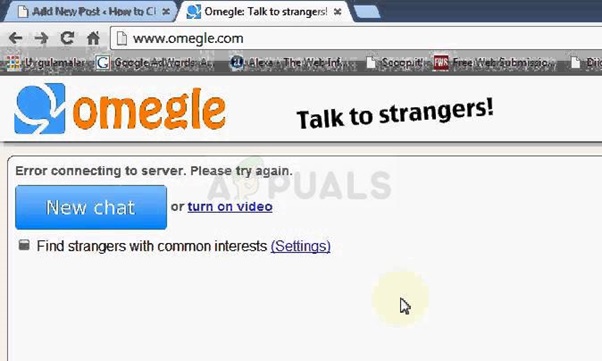 Omegle Website down