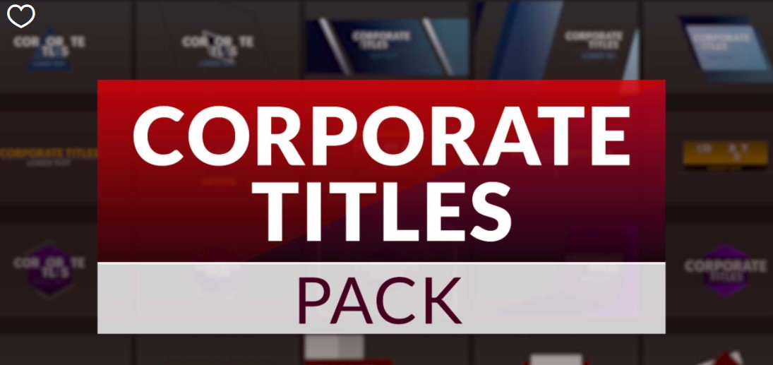 Corporate Titles Pack