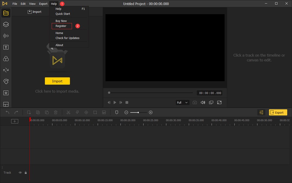 Important features of ACeMovi editor