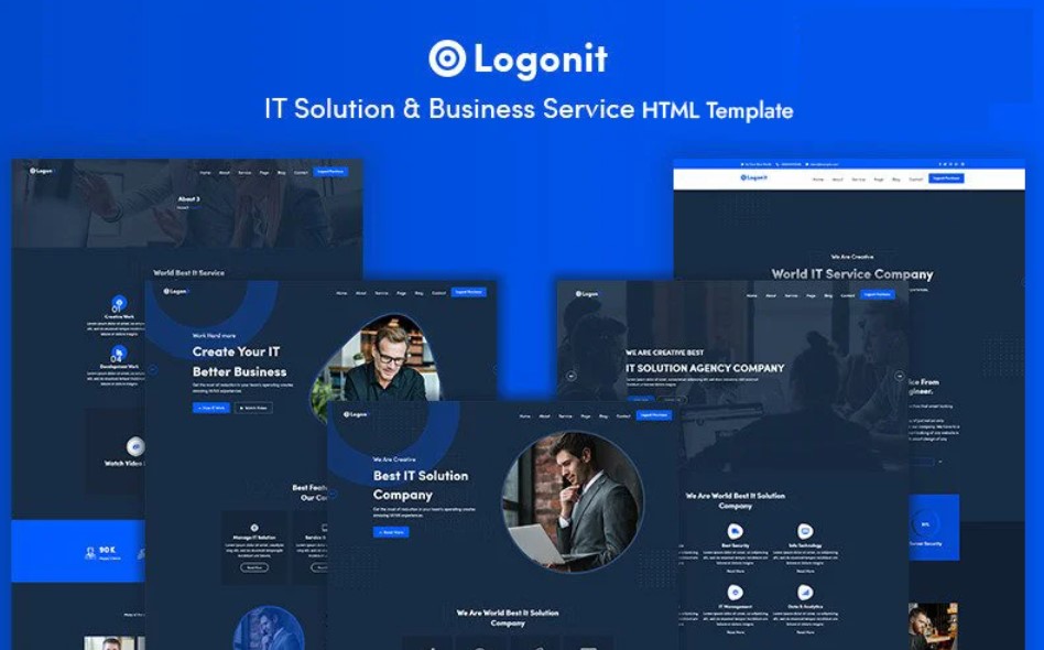 Home Page Template Logonit