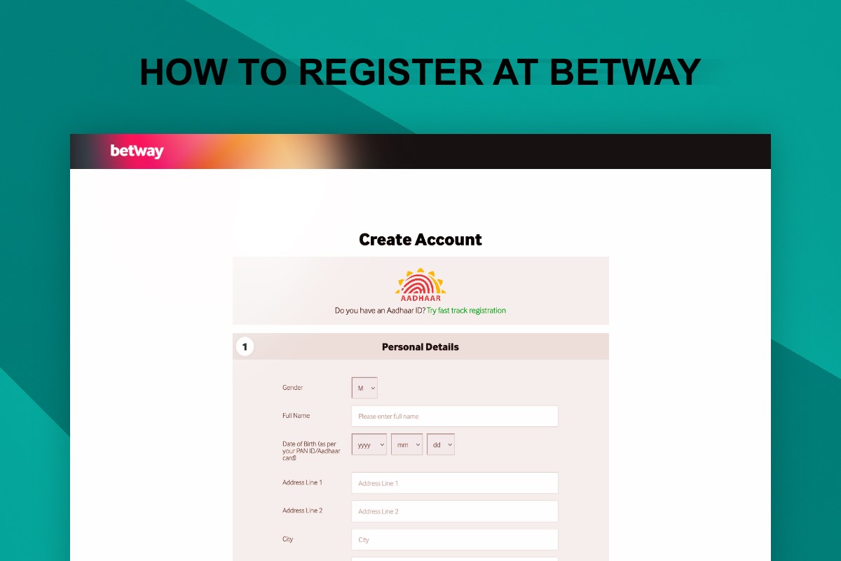How to register at betway online