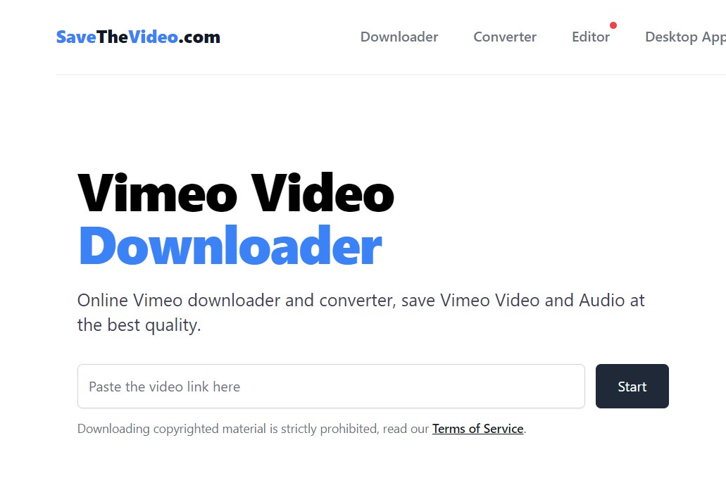 Vimeo video downloader app