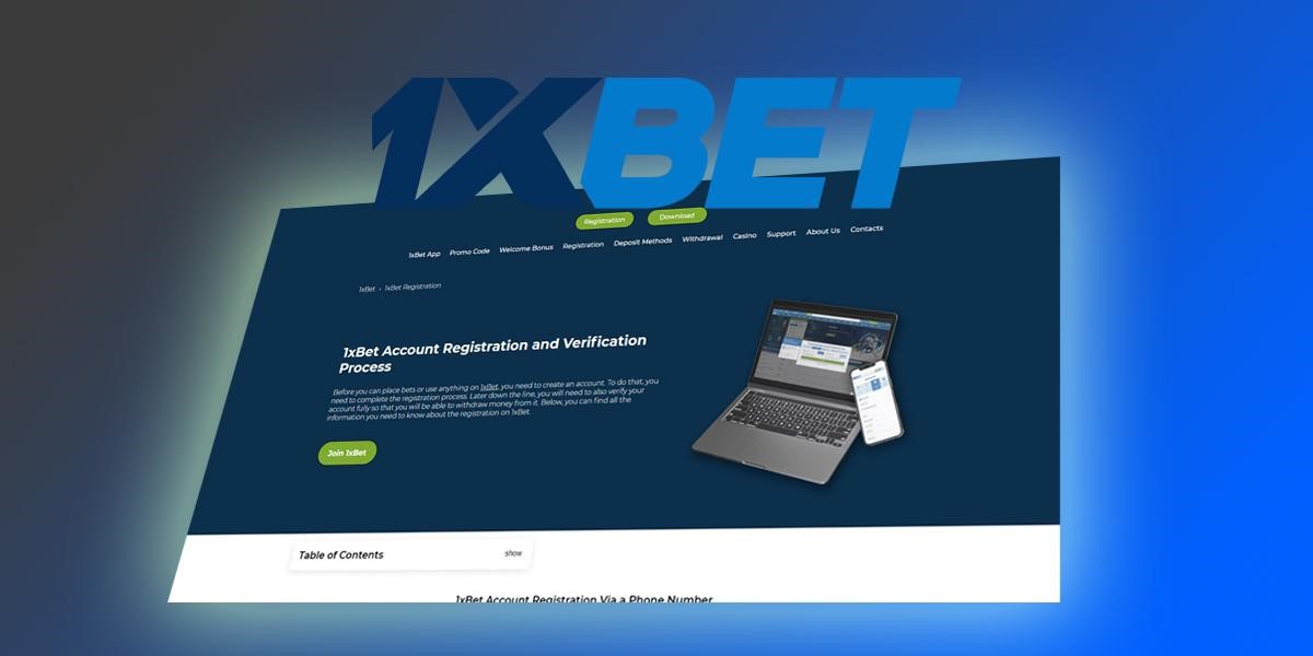 How to Create an Account at 1xBet