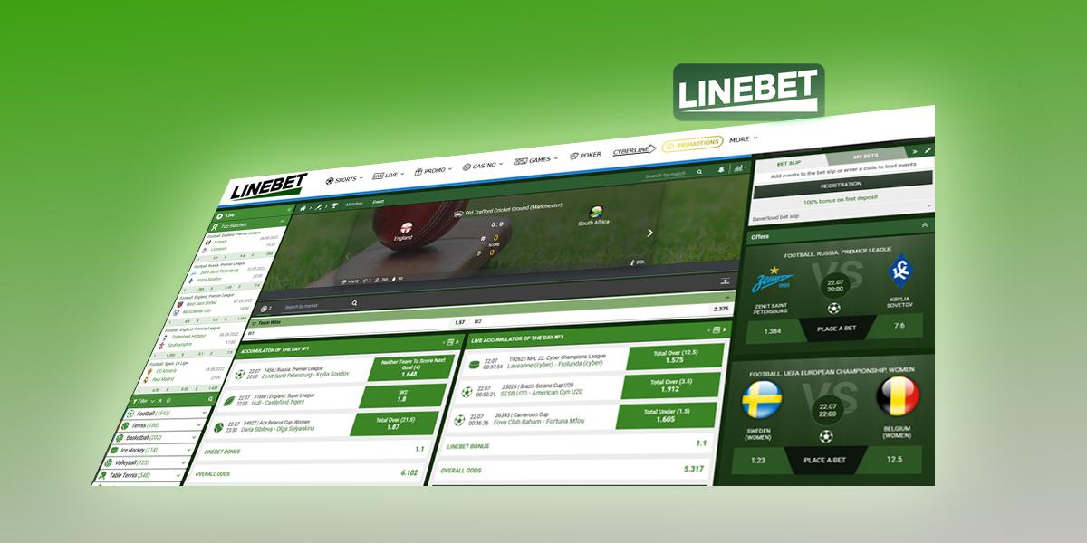 Sports betting at Linebet