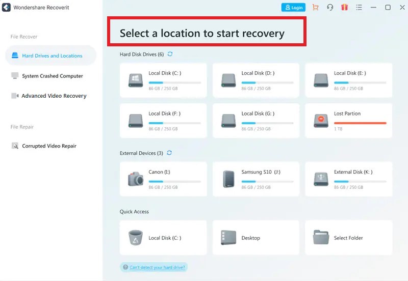 Recover Deleted Photos Using Recoverit Photo Recovery 1