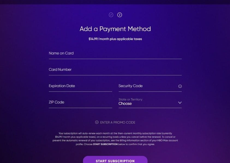 Change the Payment Method