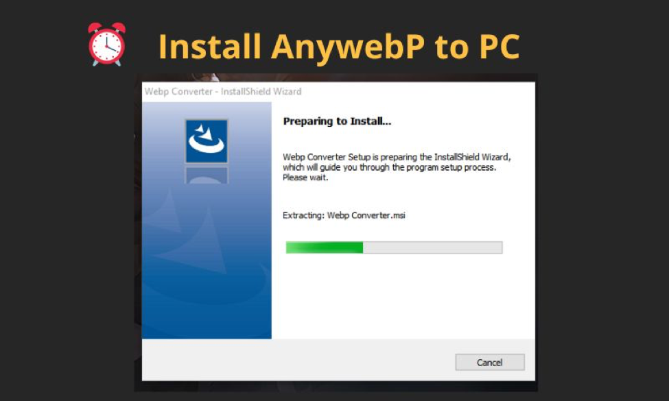 Install the program on your computer