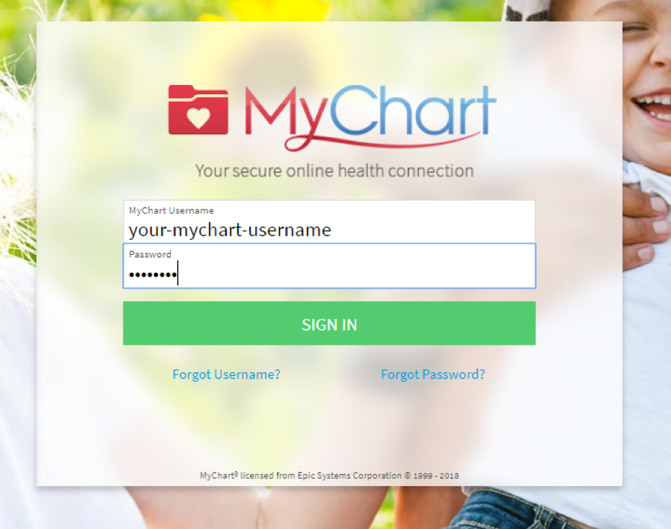 Signing Up for a MyChart Account
