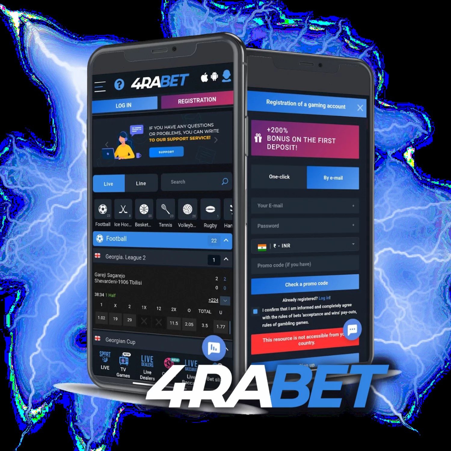 4rabet Mobile app