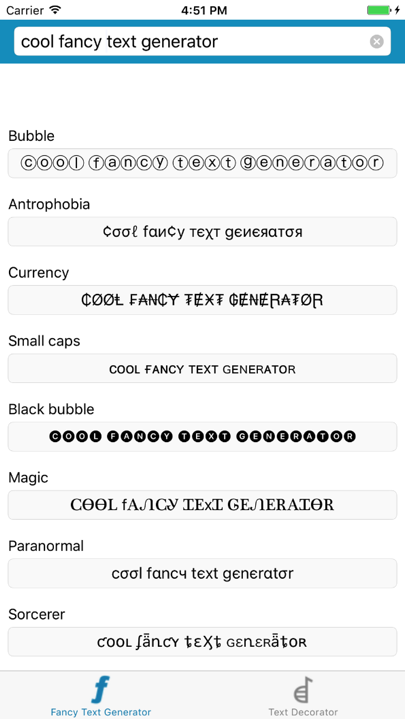 Cool Fancy Text Generator
