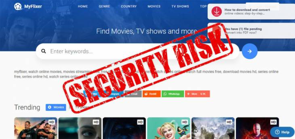 Is MyFlixer Unsafe or Safe?