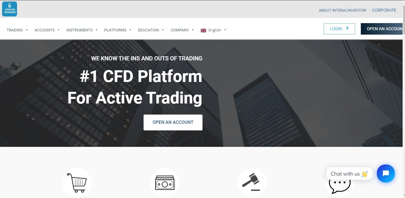 InteracInvestor Website