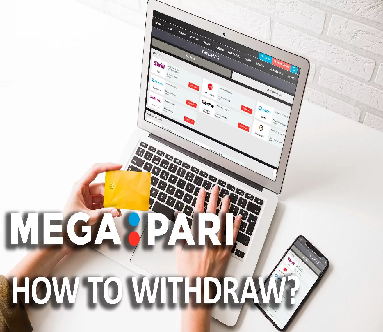 Withdrawal of Funds from Megapari