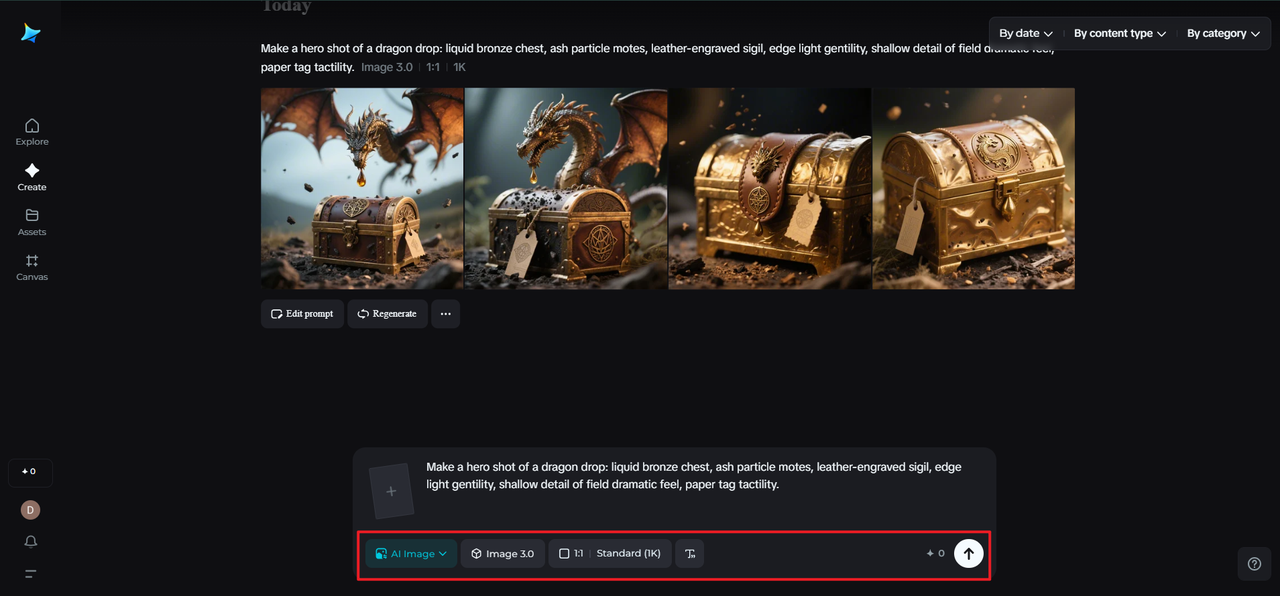 Refine parameters and generate