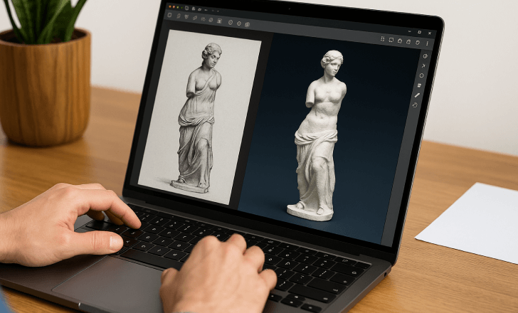 Transform 2D Images into 3D Masterpieces