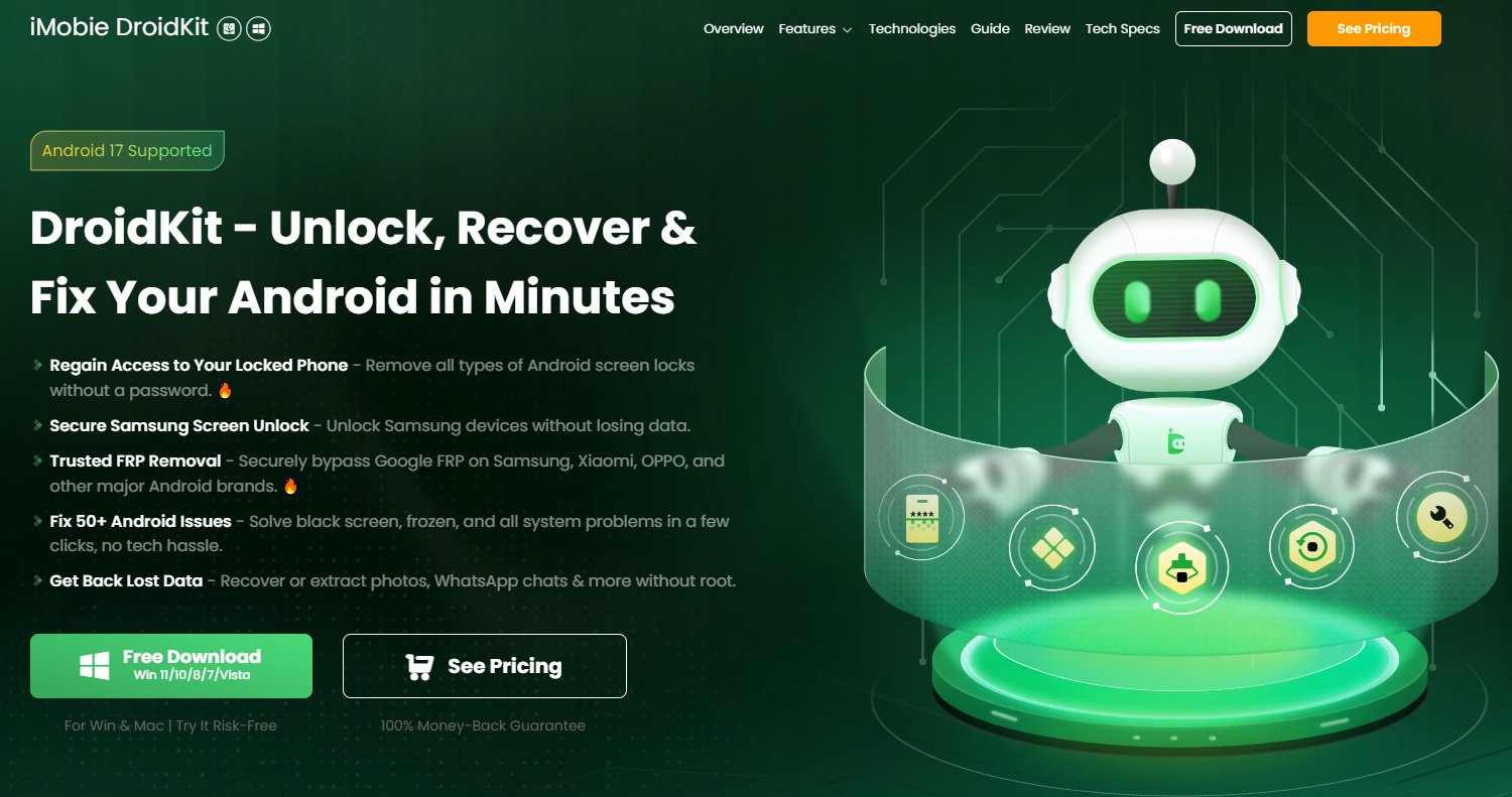 Reset a Locked Android Phone Using DroidKit